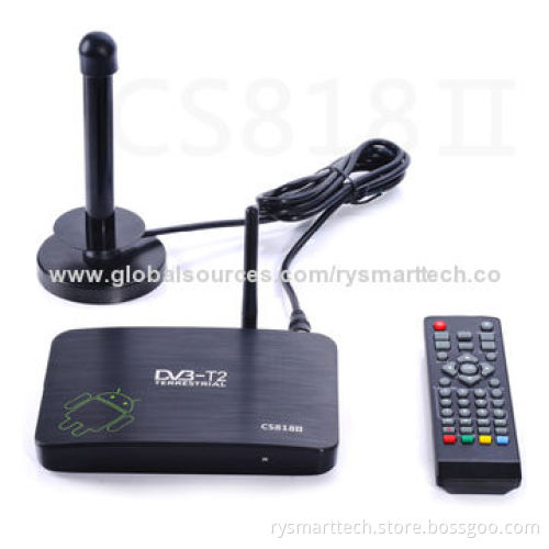 AML 8726 MX Dual Core Multifunction Smart Android TV Box with HD DVB-T2, CS818II